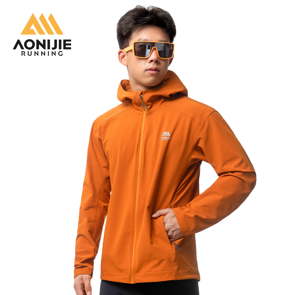 Running Gear Jacket - Aonijie الرجال سترة واقية من الرياح