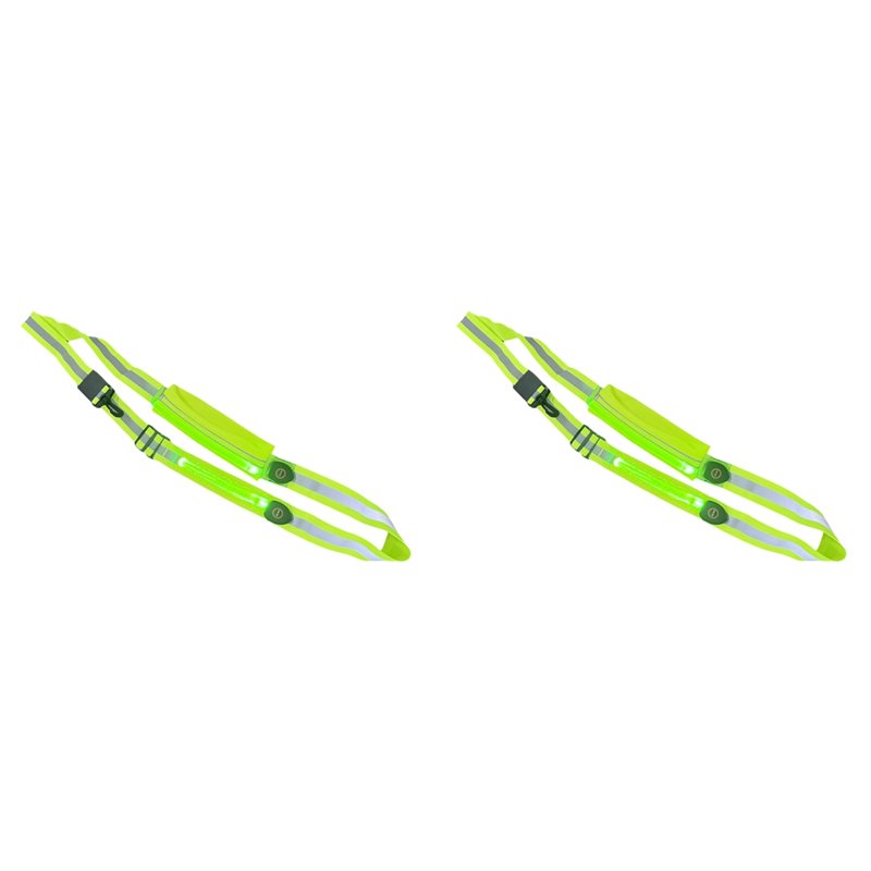 Running Visibility Gear - حزام عاكس للضوء BTLIFE-2X مع حامل