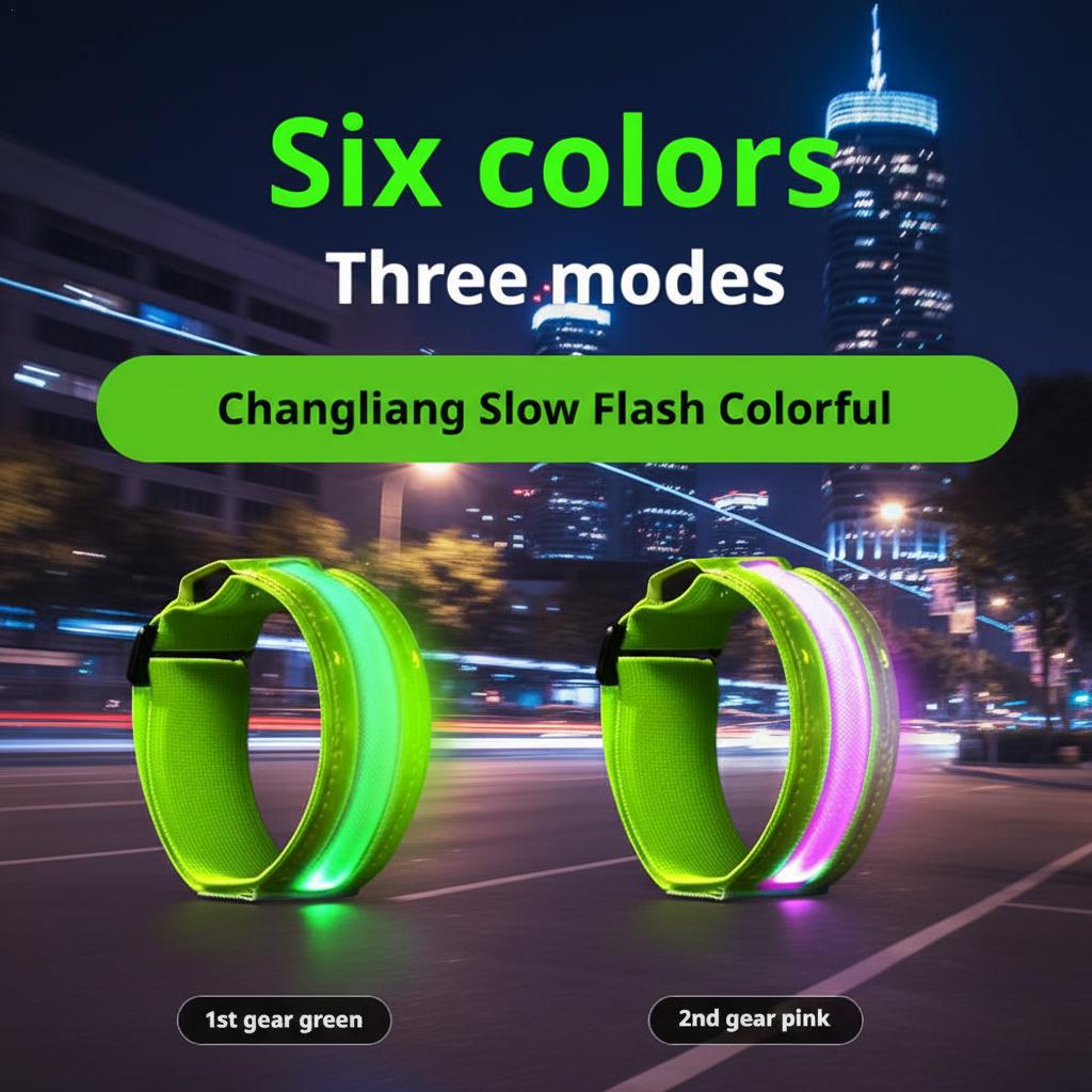 Running Visibility Gear - LED شارة عاكسة حزام الأمان وضوح