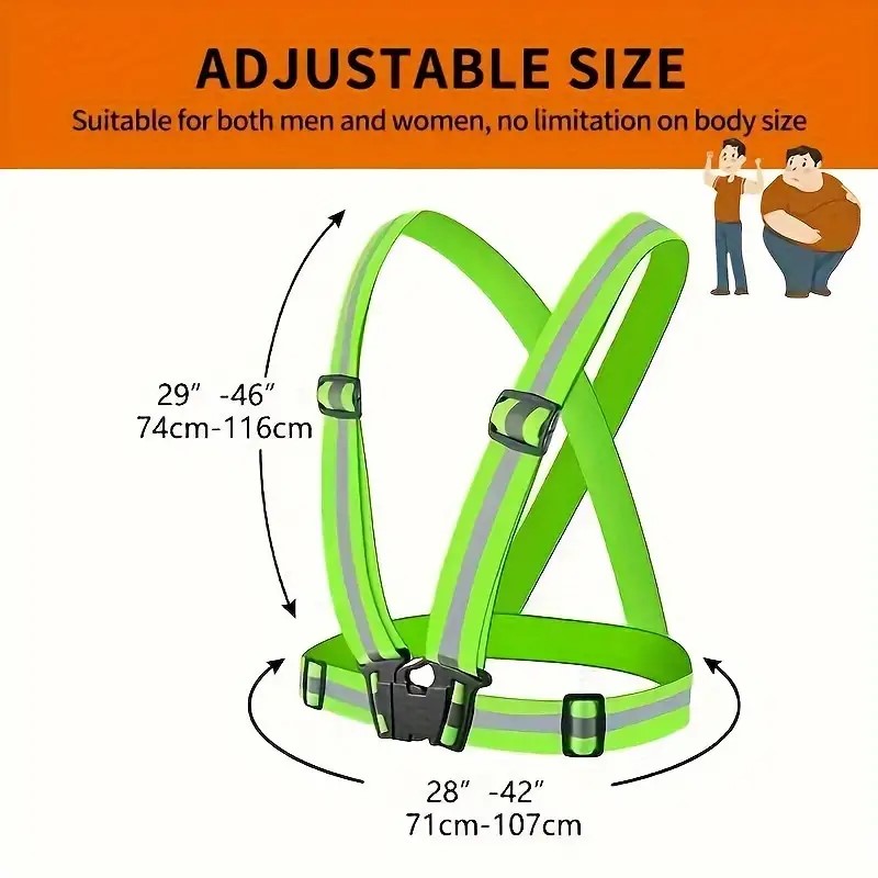 Running Visibility Gear - سترة عاكسة للجري، سترة أمان عالية
