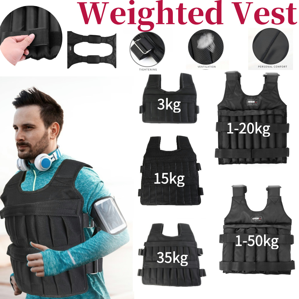 Running Gear Jacket - سترة تدريب قابلة للتعديل بوزن 3/15/35