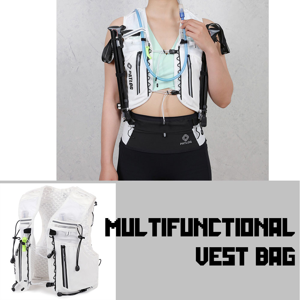 Running Gear Ultramarathon - حقيبة ظهر خفيفة الوزن للجري، سترة