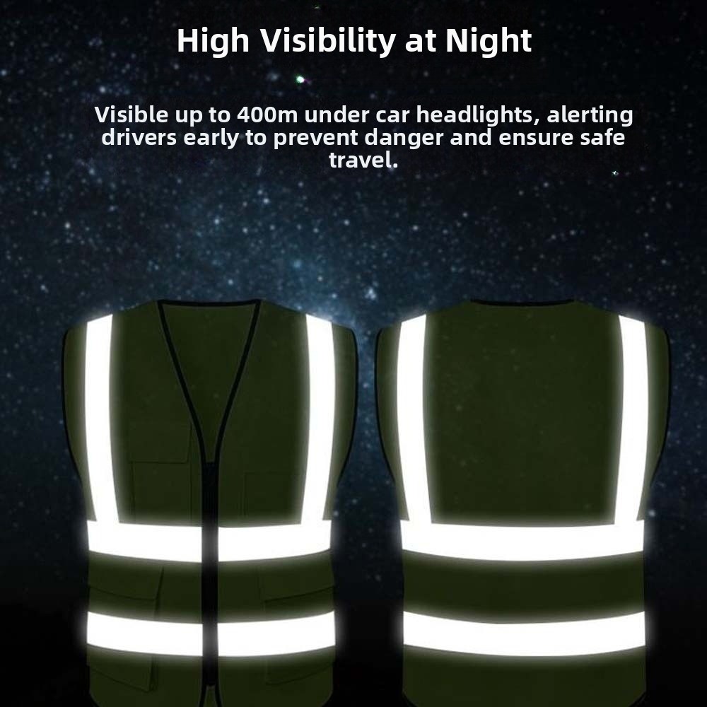 Running Visibility Gear - سترة عاكسة عالية الوضوح تحذير حجم