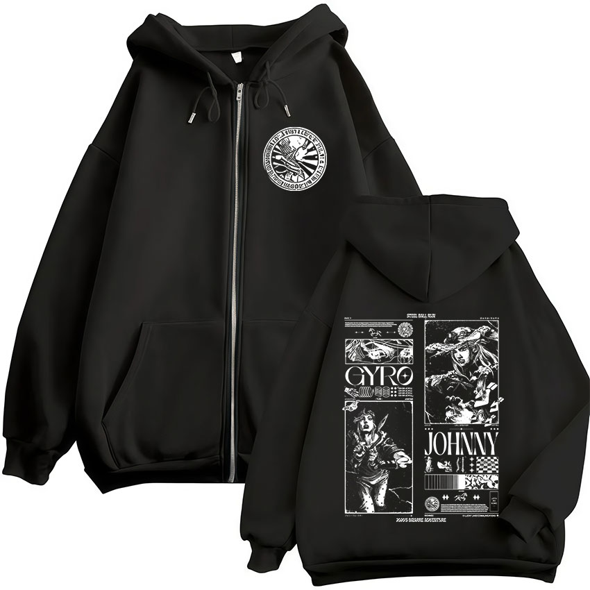 Running Gear Jacket - هوديز بسحاب بتصميم أنمي جوجو بيزير