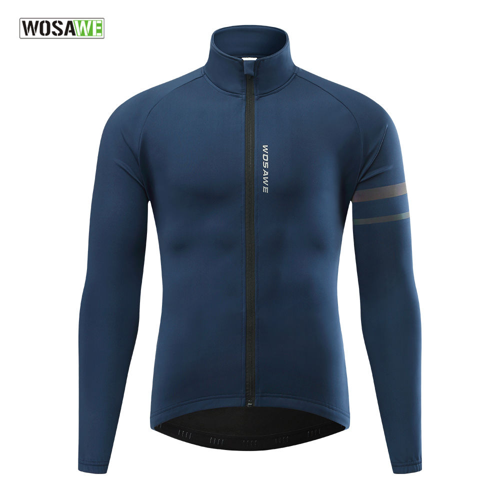 Running Gear Jacket - سترة WOSAWE للرجال شتوية حرارية لركوب
