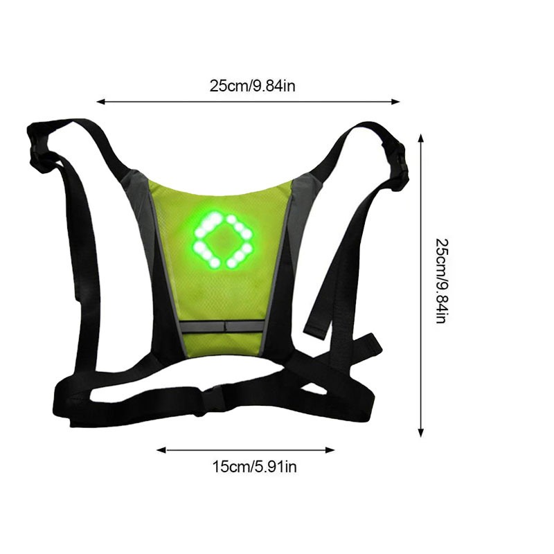 سترة أمان بإضاءة LED مع جهاز ت - مراجعة Running Visibility Gear وسعره