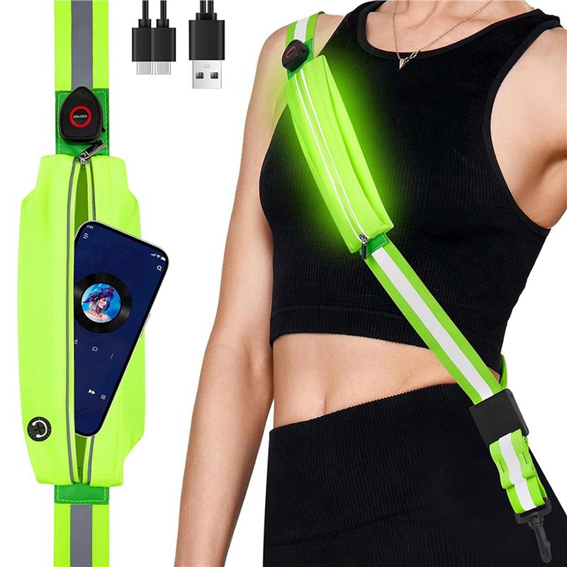 حزام عاكس للضوء BTLIFE-2X مع ح - مراجعة Running Visibility Gear وسعره