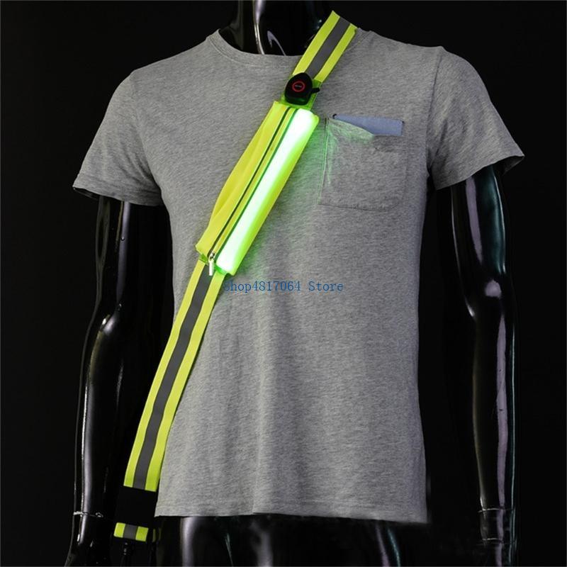 حزام T3LB عاكس للضوء LED عالي  - مراجعة Running Visibility Gear وسعره