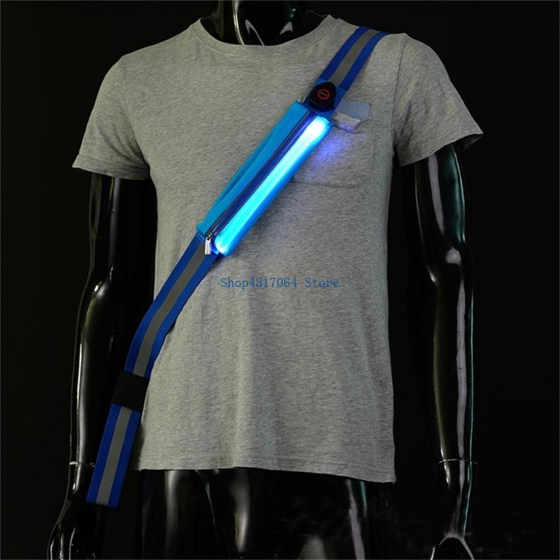 حزام T3LB عاكس للضوء LED عالي  - مراجعة Running Visibility Gear وسعره