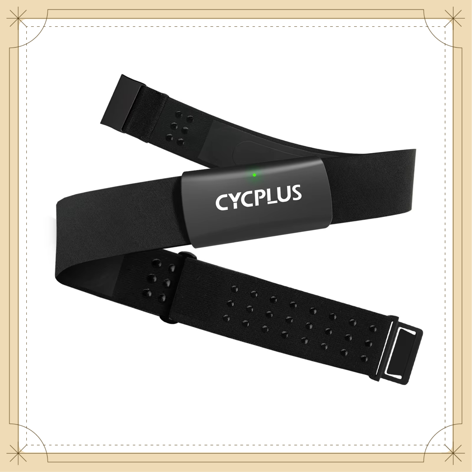 حزام صدر مقاوم للماء لمراقبة م - مراجعة Heart Rate Strap Chest وسعره