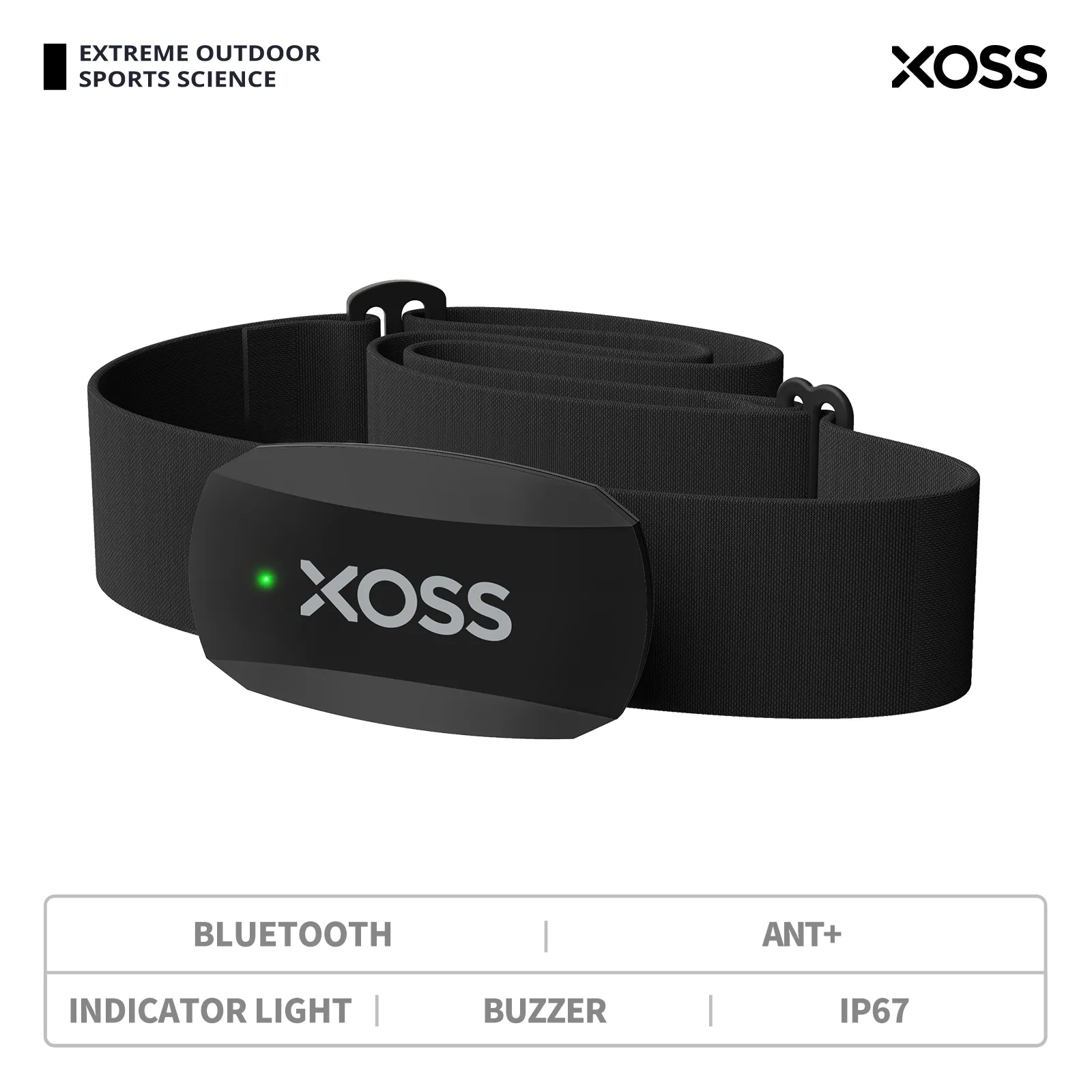 XOSS X2 المشي لمسافات طويلة ور - مراجعة Heart Rate Strap Chest وسعره