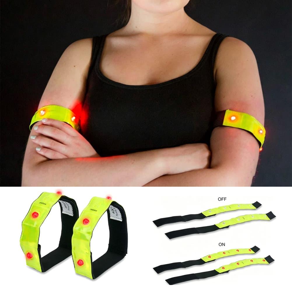 حزام ذراع عاكس للضوء LED مع أو - مراجعة Running Visibility Gear وسعره