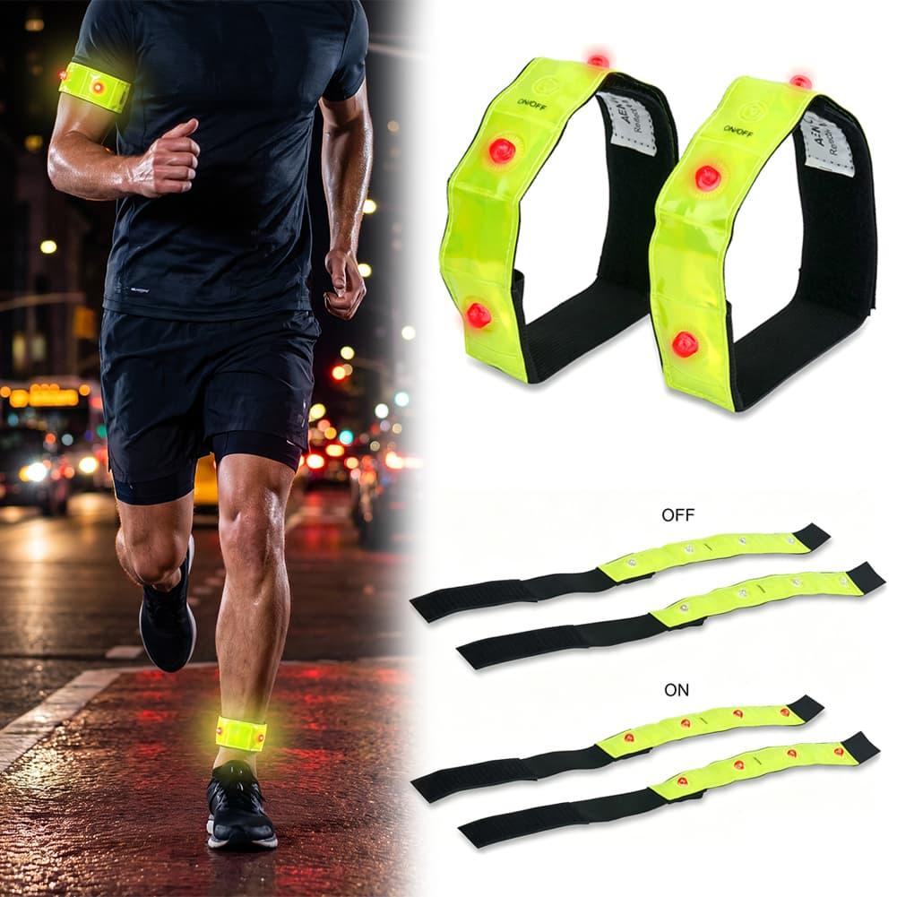 حزام ذراع عاكس للضوء LED مع أو - مراجعة Running Visibility Gear وسعره