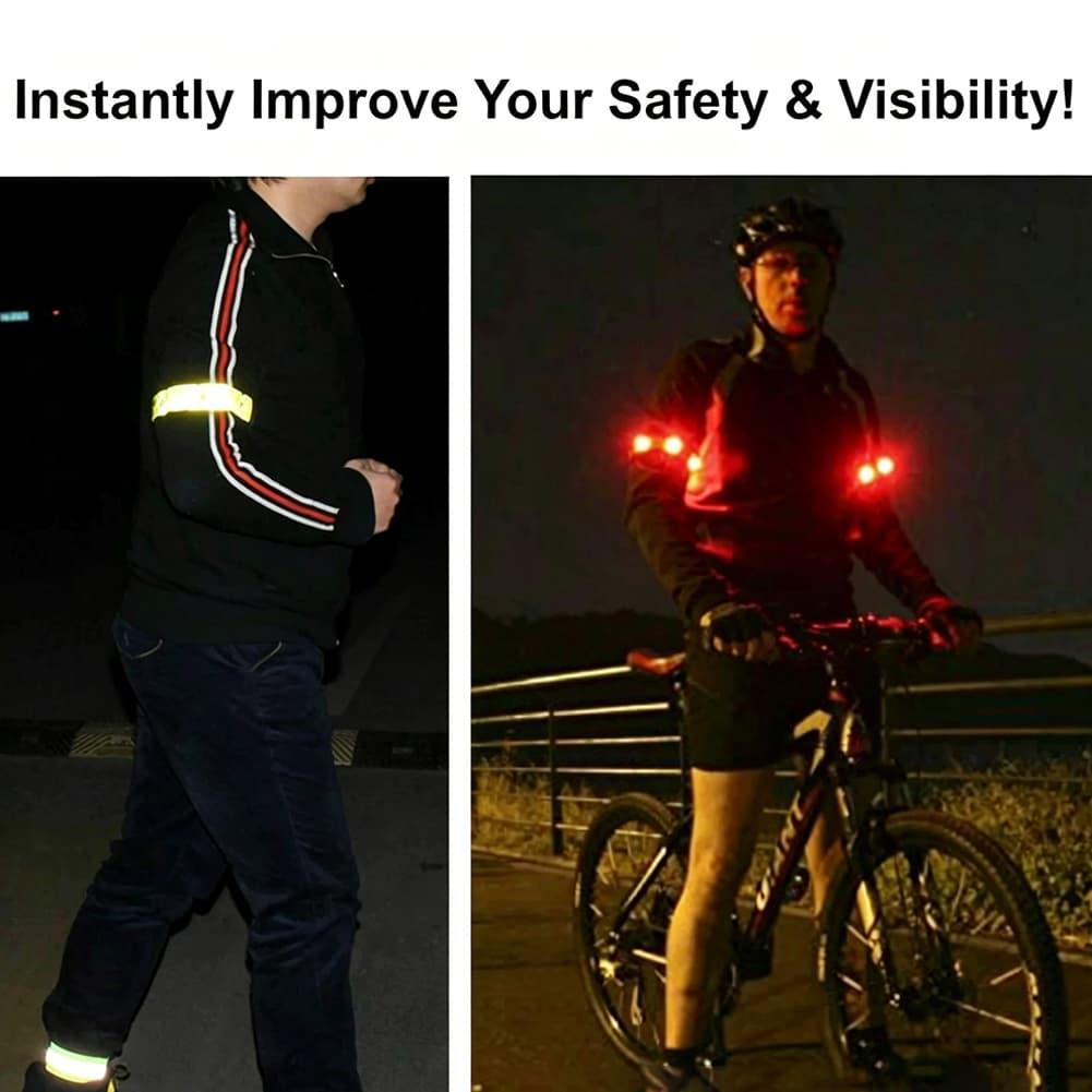 حزام ذراع عاكس للضوء LED مع أو - مراجعة Running Visibility Gear وسعره