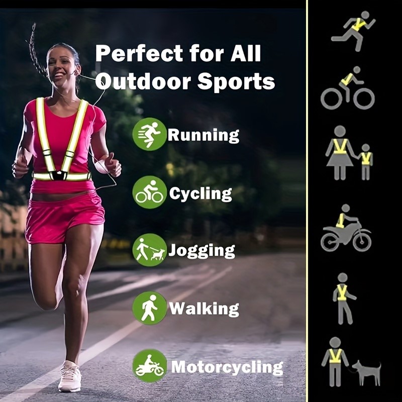 سترة أمان عاكسة عالية الوضوح ل - مراجعة Running Visibility Gear وسعره